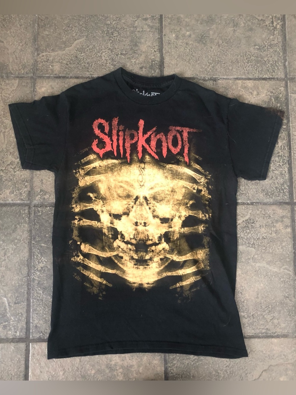 Men’s Slipknot Shirt Size Medium 2021 Y2K Skull Bones